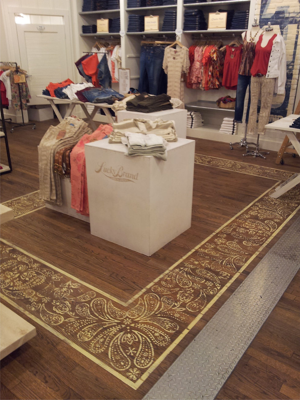 Handpainted Floor Mural
