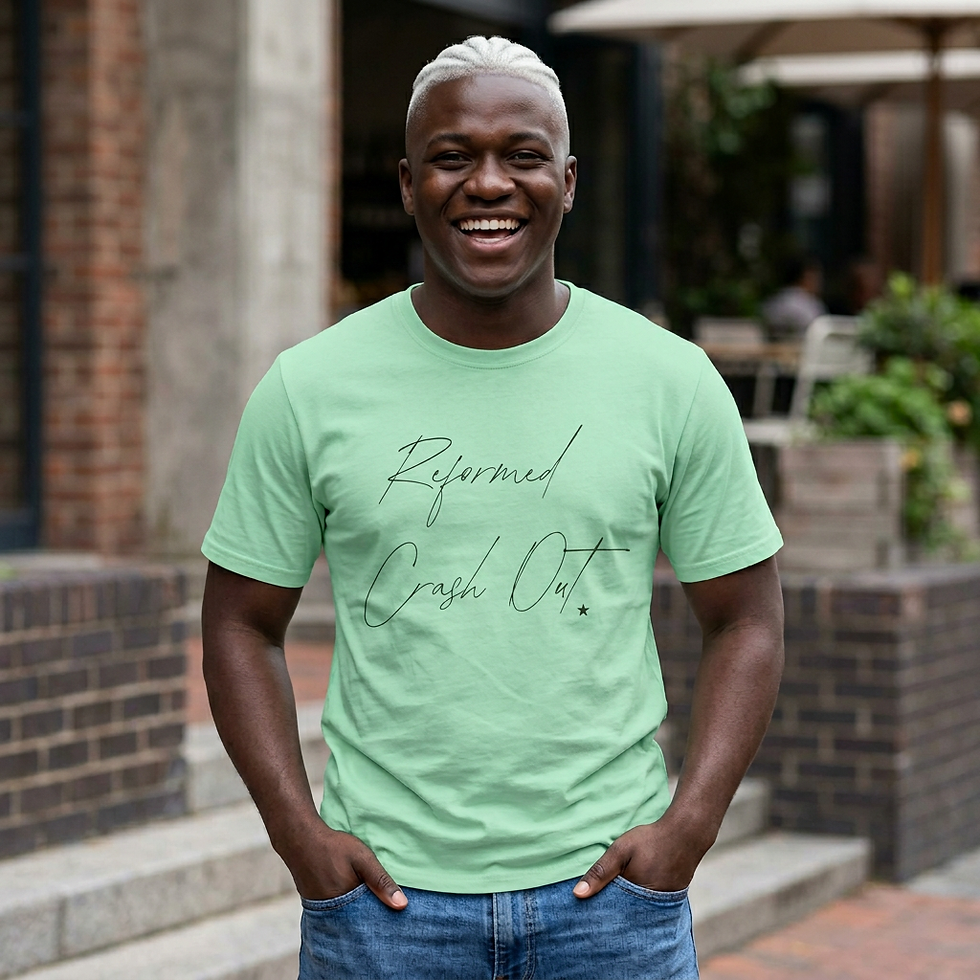 Thumbnail: 'Reformed, Crash Out' Script Graphic T-Shirt