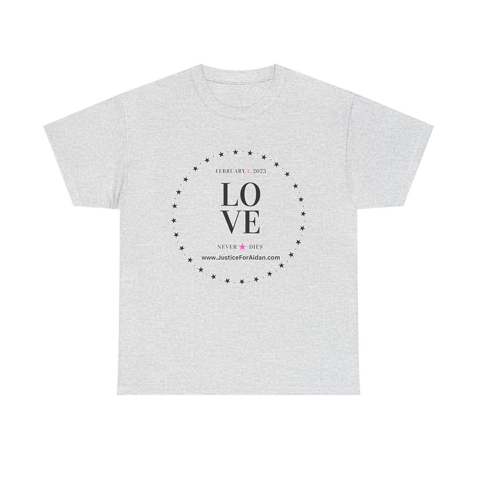 Thumbnail: Unisex "Love Never Dies" Heavy Cotton Tee