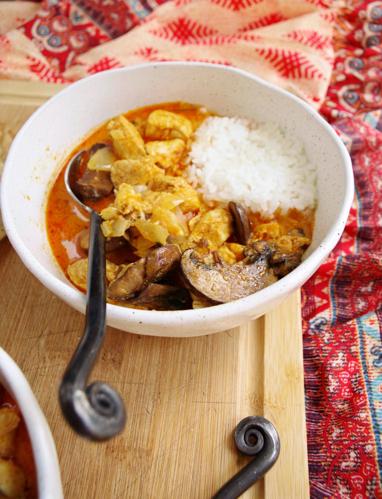 Creamy Chicken & Mushroom Curry