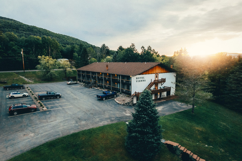 Hotel Vienna - Iris Concept Media - Exterior Drone Shot