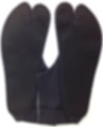 黒綿 忍者スクール 黒 足袋 晒裏 黒底 4枚こはぜ