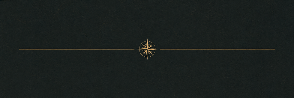 divider with rose compass