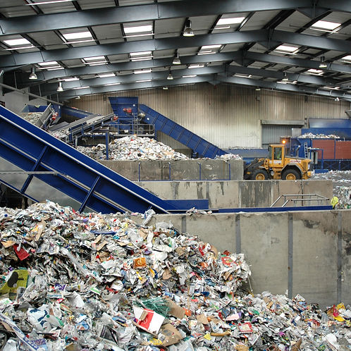 Waste management site for odour elimination and odour control