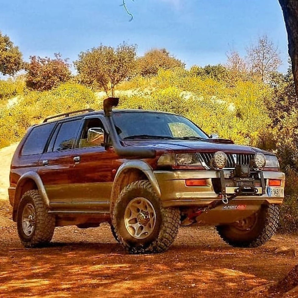 Предна защитна кора за Mitsubishi Pajero Sport 1996-2007