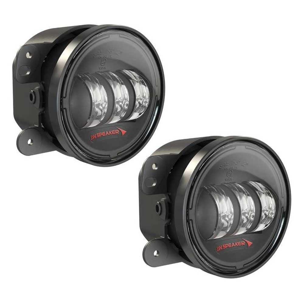 LED фарове за мъгла, кръгли, черни, 4" JW Speaker 6145, серия J2