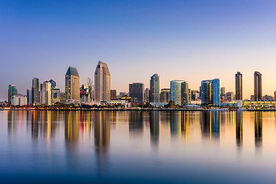 San Diego, California, USA downtown skyline at the Embarcadero..jpg