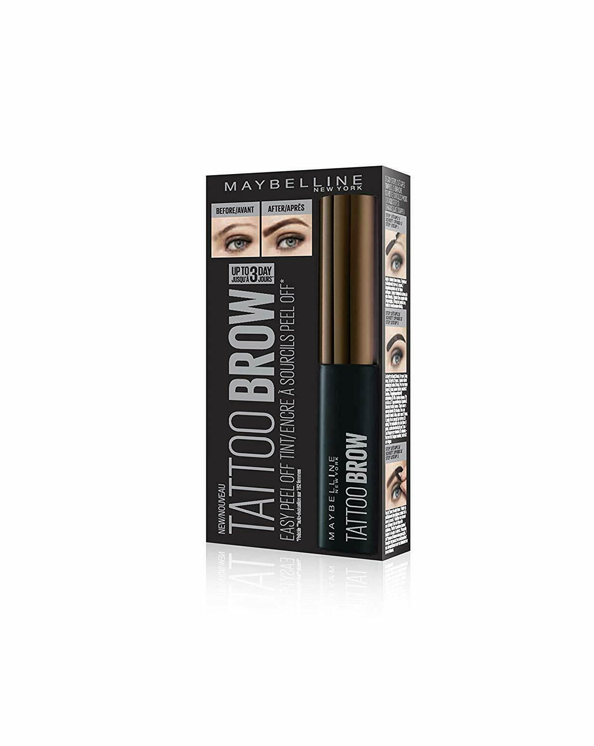 Maybelline Tattoo Brow Longlasting Gel Tint - MEDIUM BROWN