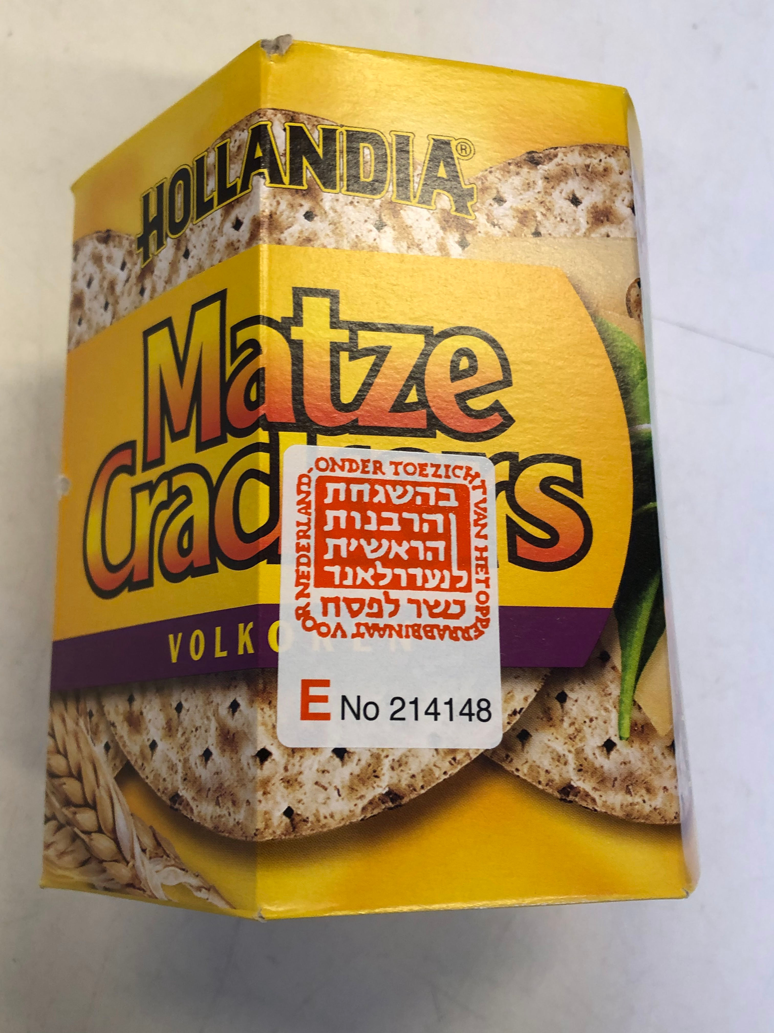 Matza crackers fuldkorn 100gr
