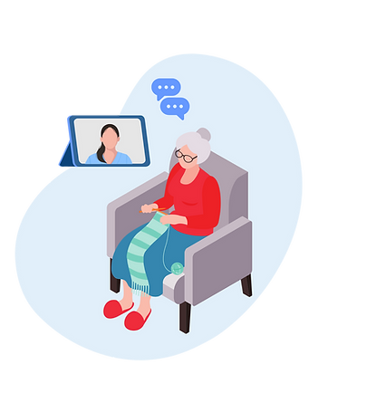 Senior aging at home