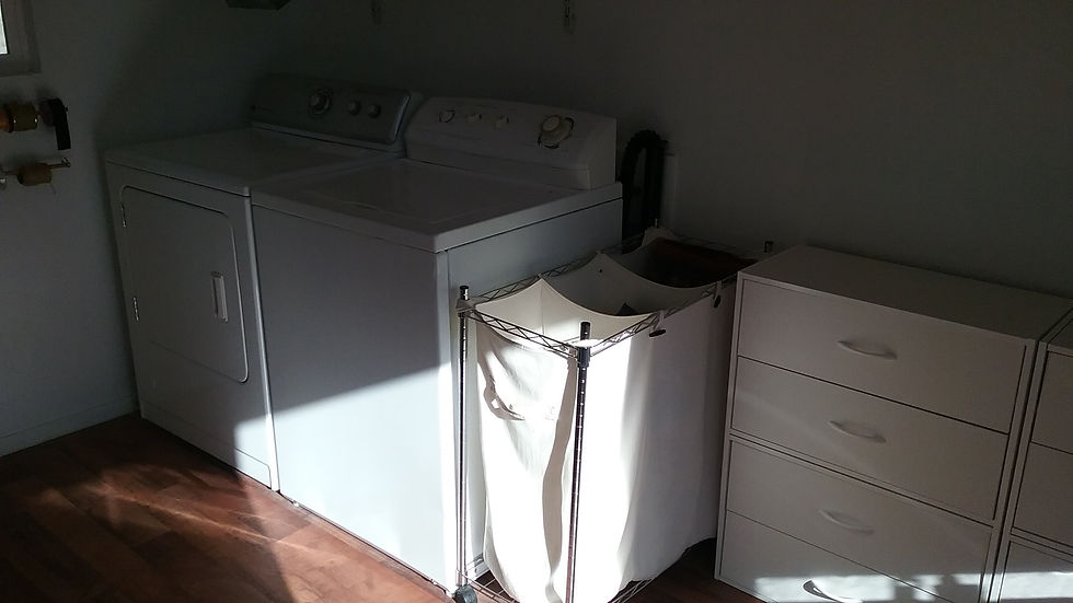 Laundry/craft room after