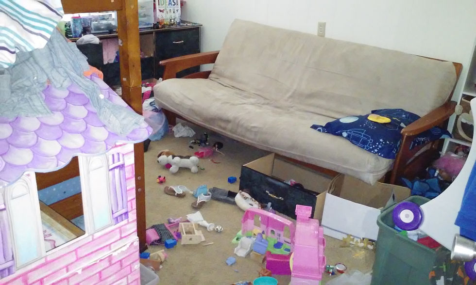 Childs room before