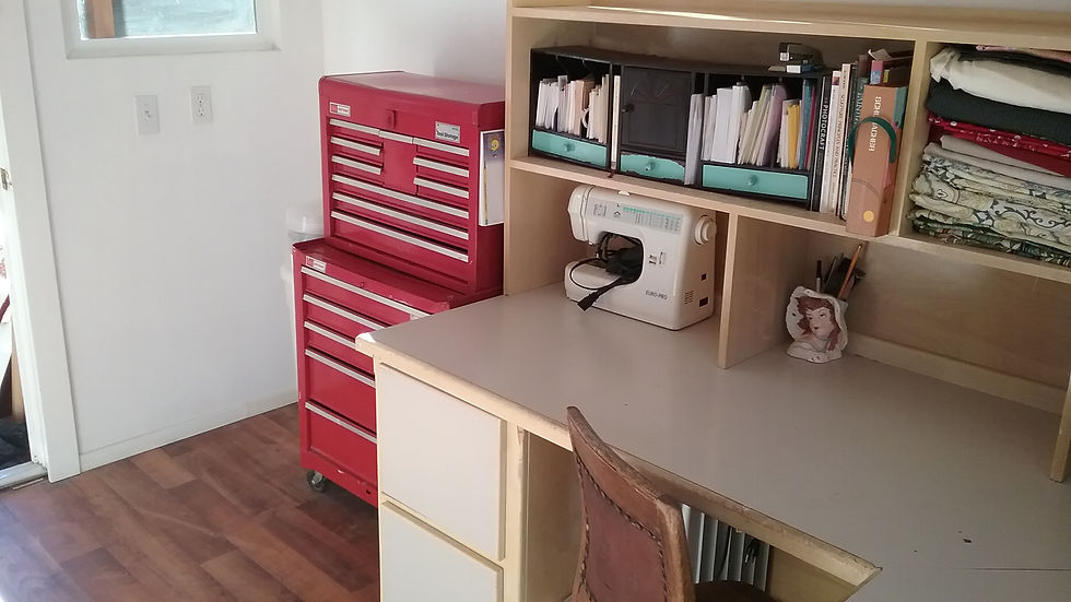 Laundry/craft room after