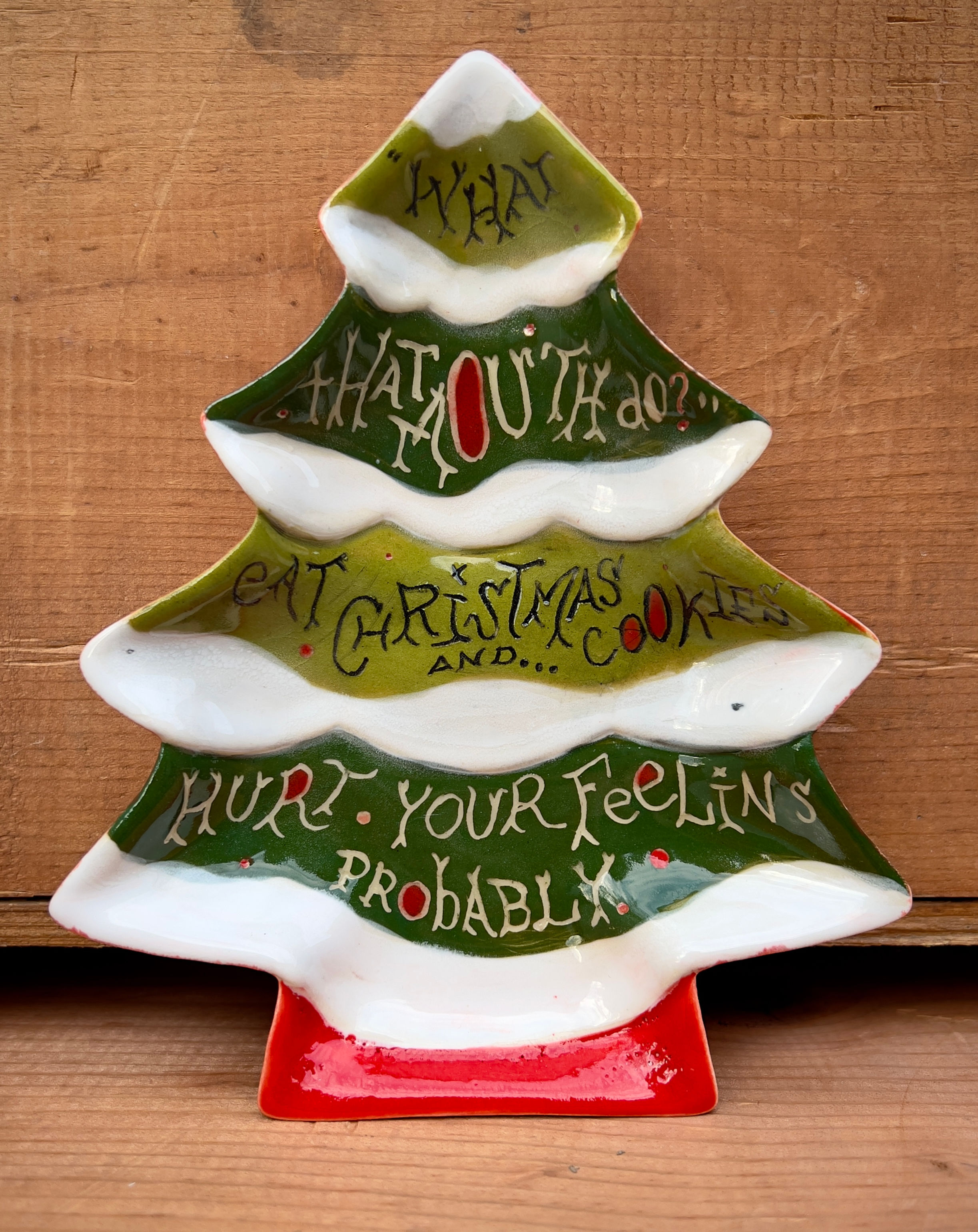 Spicy Christmas Tree • Plate