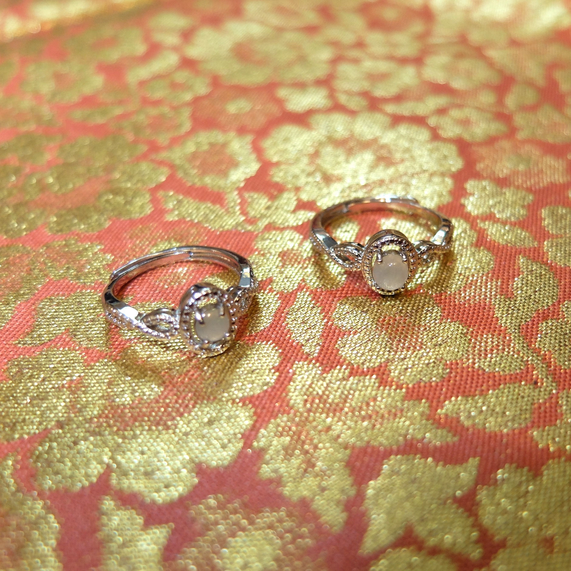 翡翠銀戒指 (一號) ～ (已結緣)