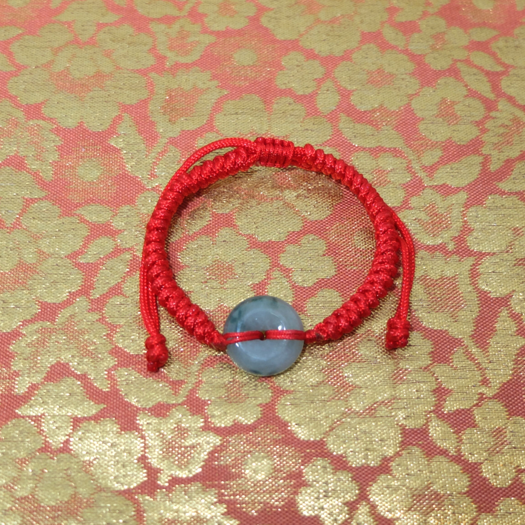 翡翠平安扣手繩～平安健康