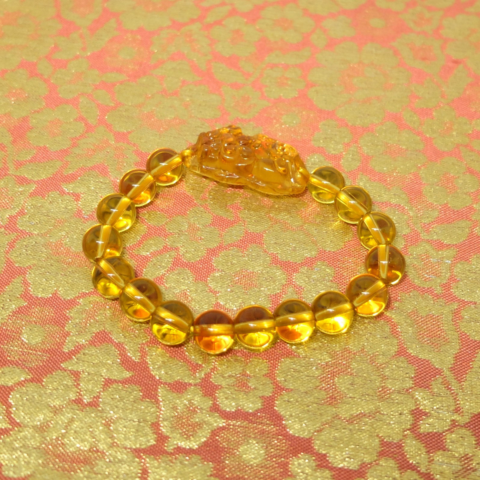 蜜蠟貔貅手串（情緒好+招財）