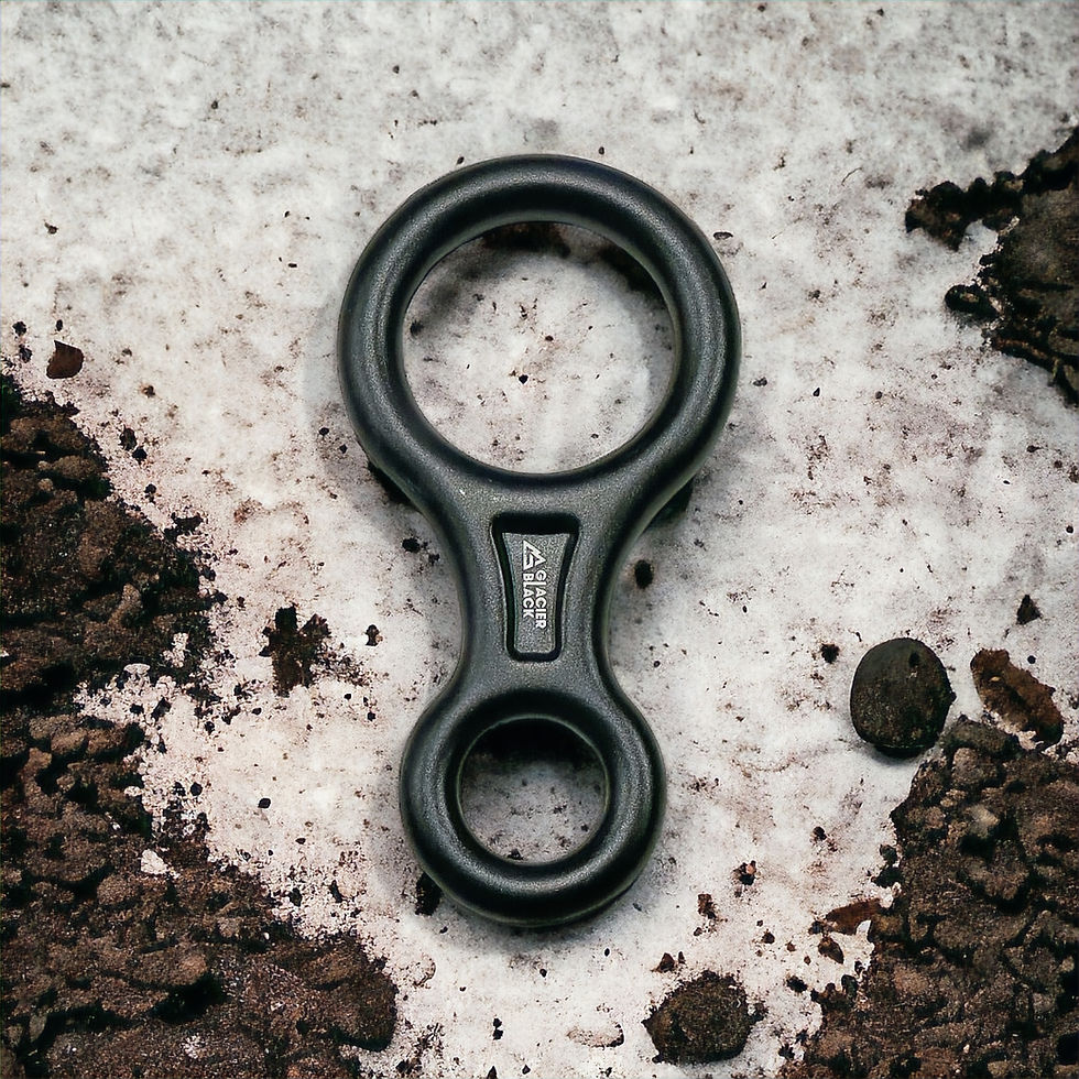 Miniatura: Descensor "OG-8" Figura 8, Glacier Black Ocho