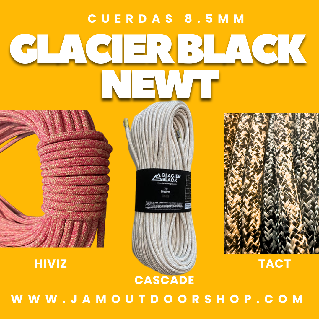 Cuerda  "Newt" 8.5 mm Cañonera, Barrancos / Glacier Black