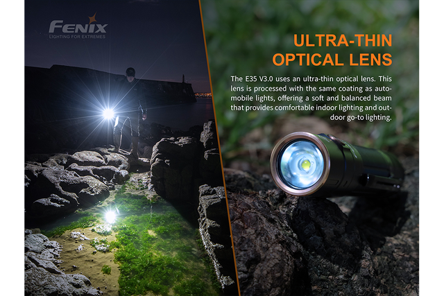 Miniatura: Linterna de mano Fenix ​​E35 V3.0 EDC, 3000 Lumenes