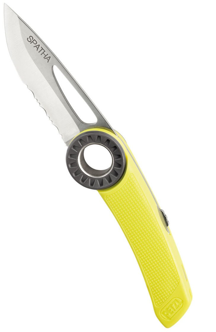 Thumbnail: Navaja "SPATHA "Cuchillo con agujero para Mosqueton, Petzl