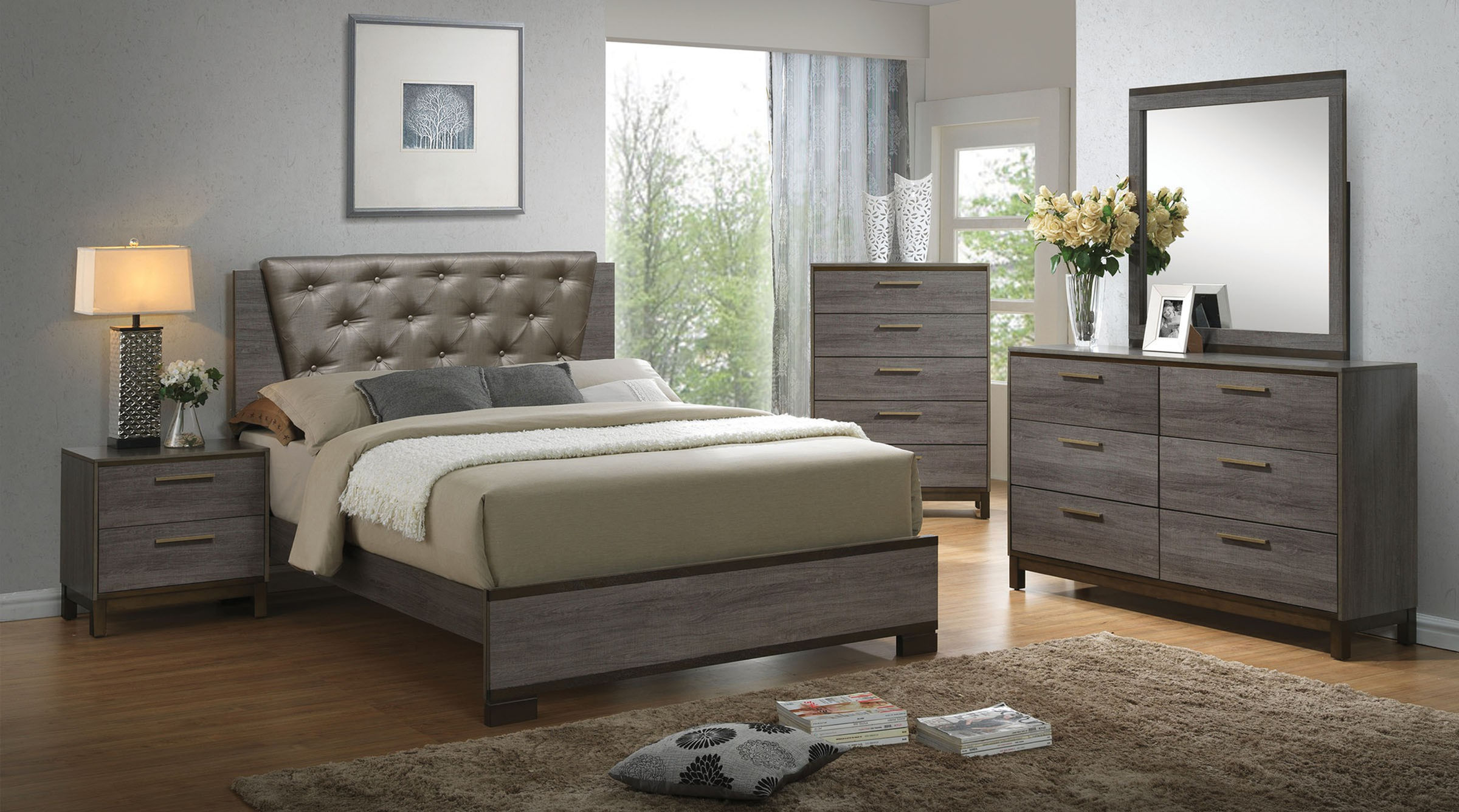 MANVEL Bed Frame ( CM7867 )