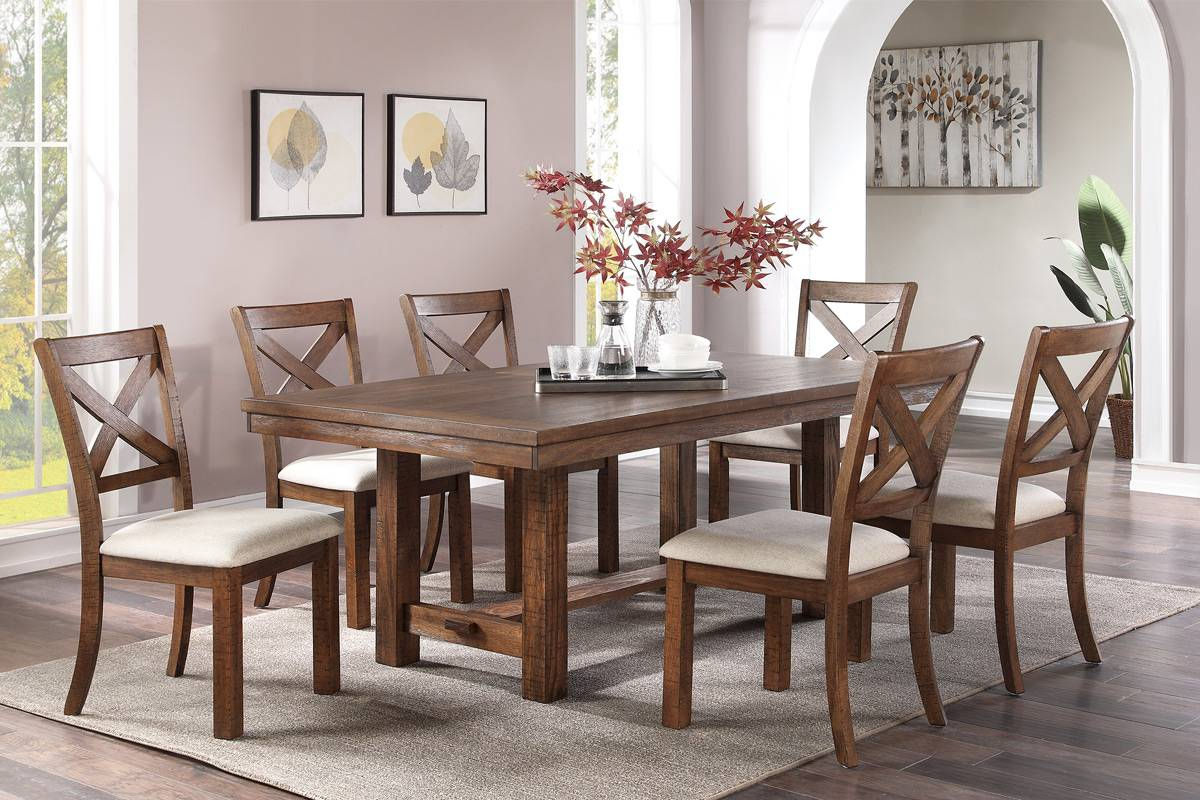 7-Pcs Dining Set - F2574  / F1829