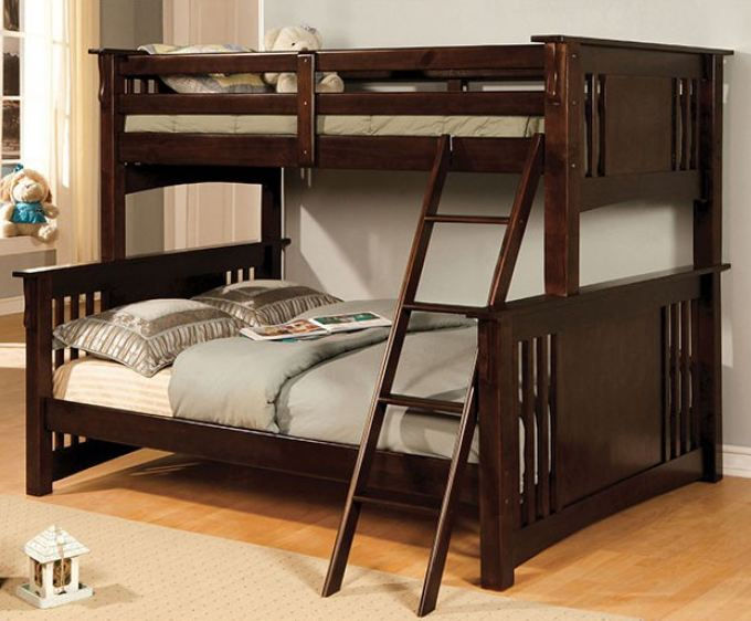 Thumbnail: SPRING CREEK TWIN/FULL BUNK BED | CM-BK602F