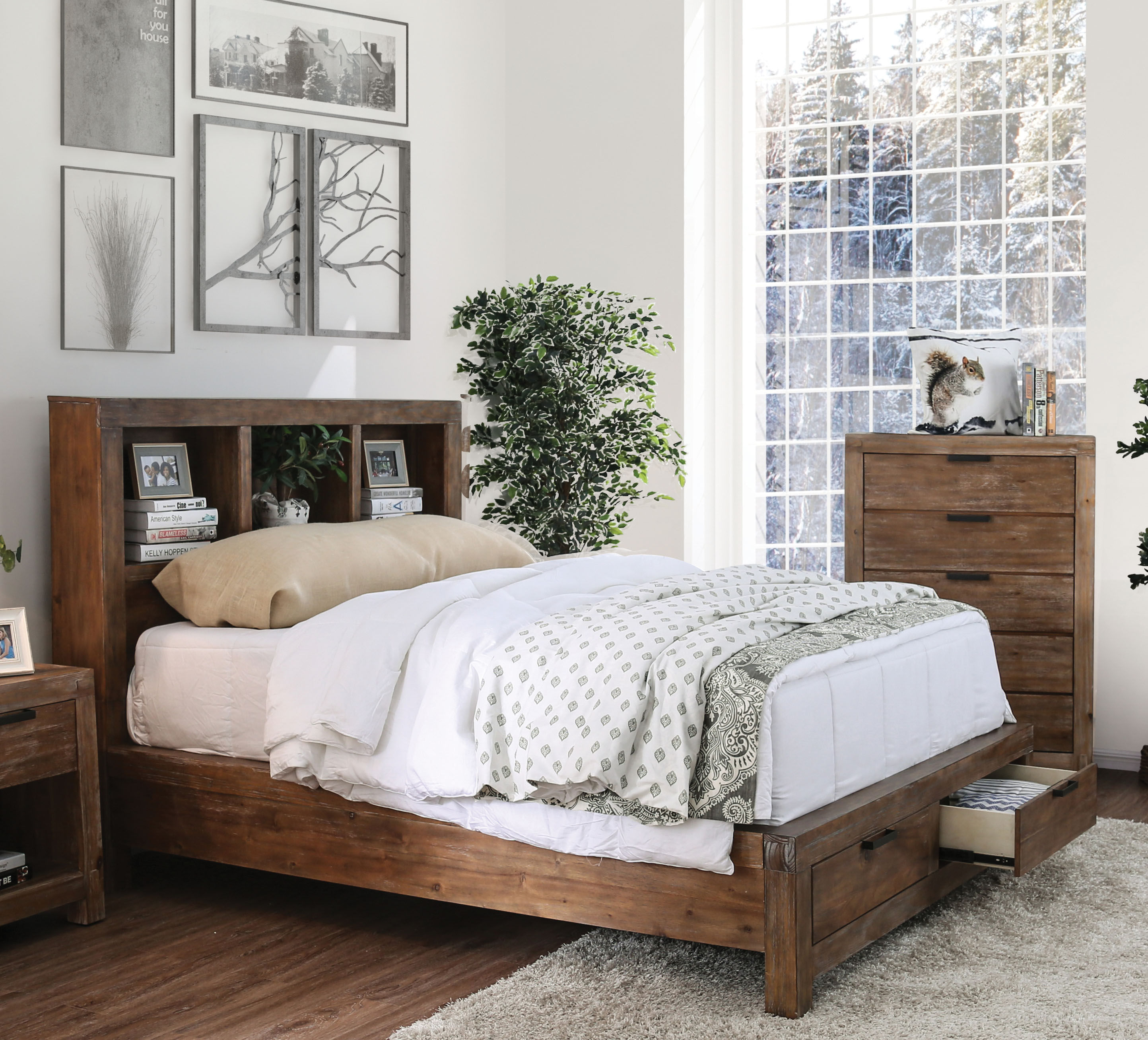 MCALLEN Bed Frame ( CM7360BC )