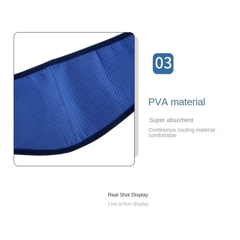 Thumbnail: Dog Ice Bandana Cooling Dog Neck Cooler Breathable Dog Collar Bandanas Heat Diss