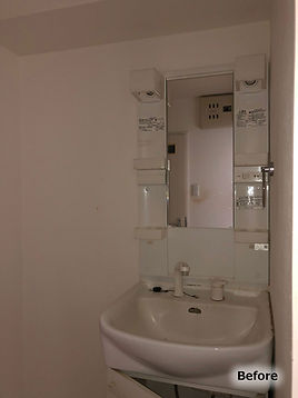 洗面台,before