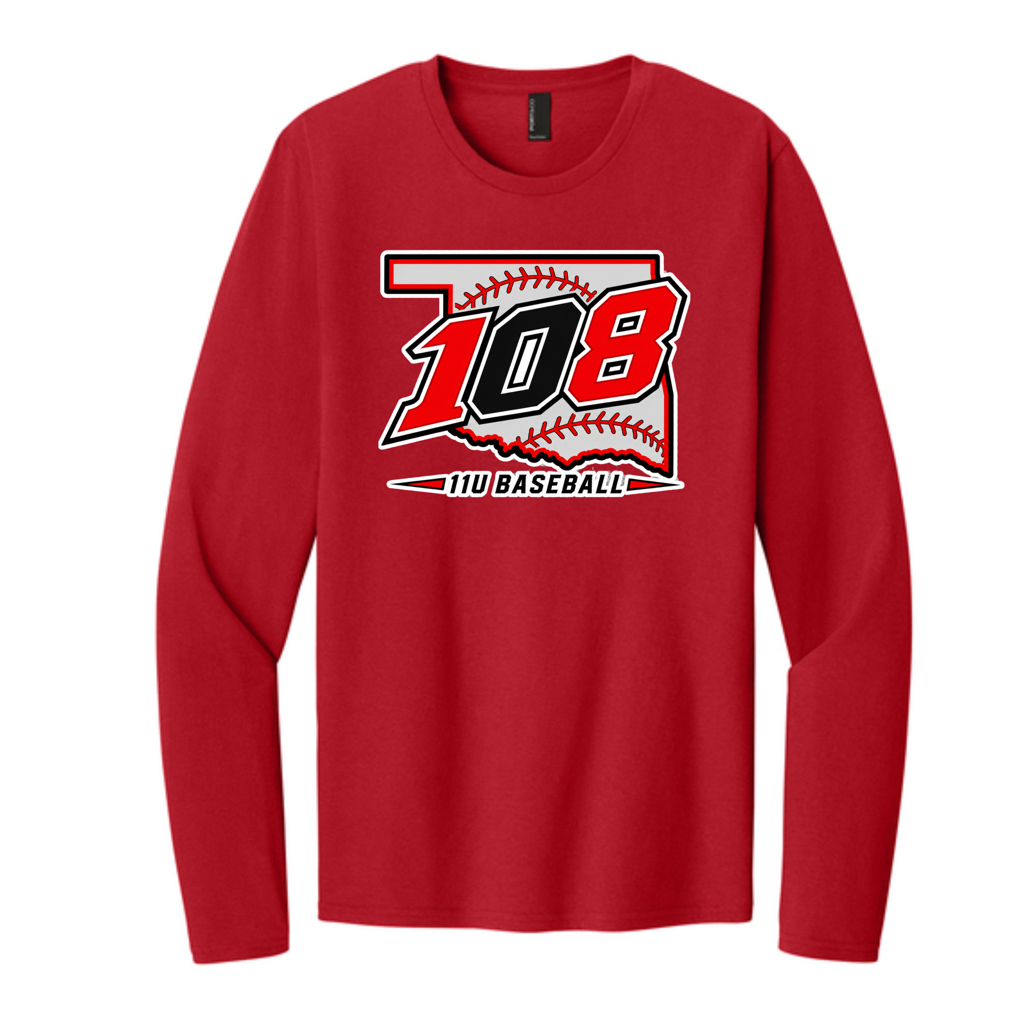 1013-108-11u-Port and Co Long Sleeve-Red