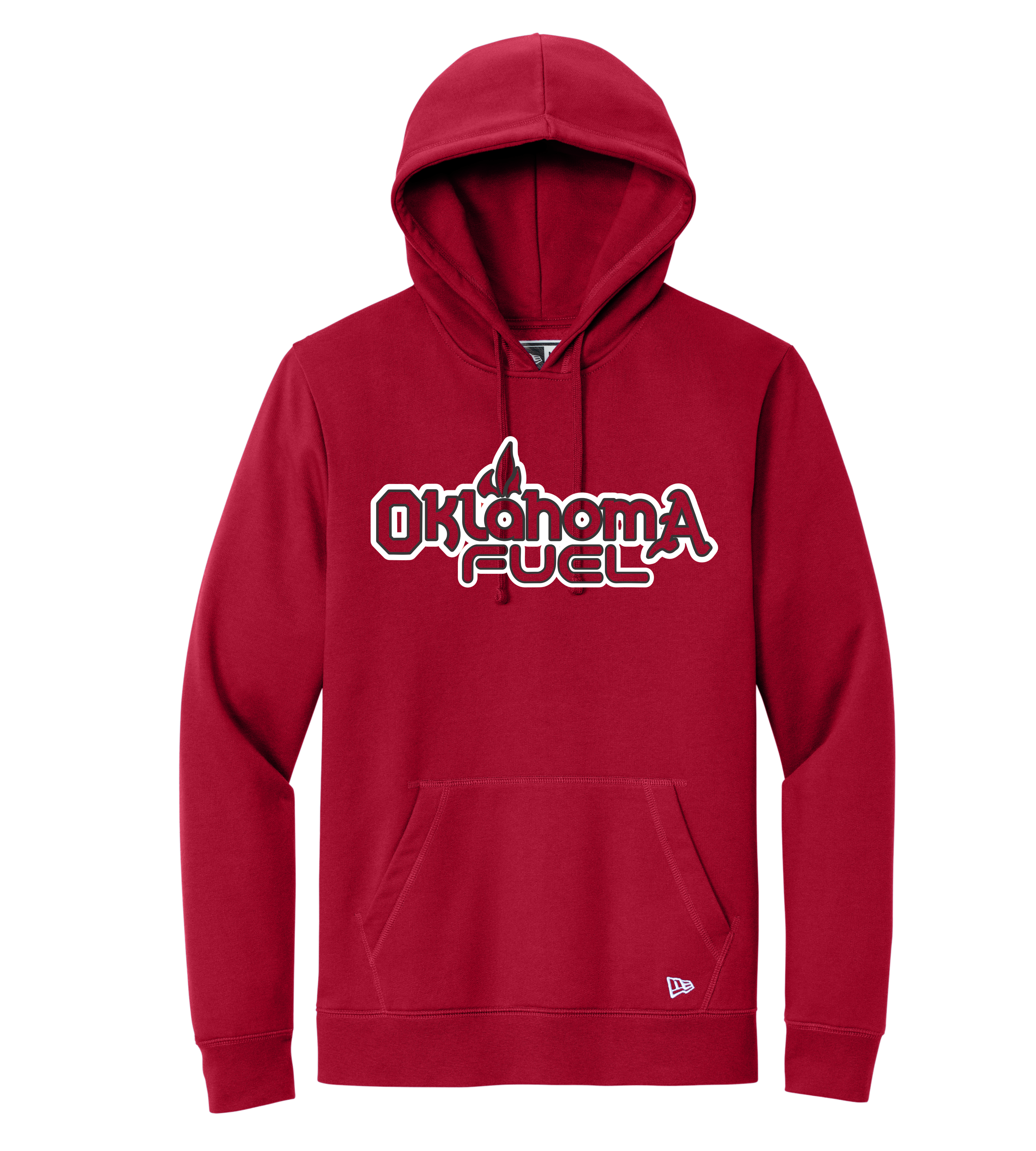 D1-09 Fuel - Oklahoma - New Era - Crimson - Hoodie