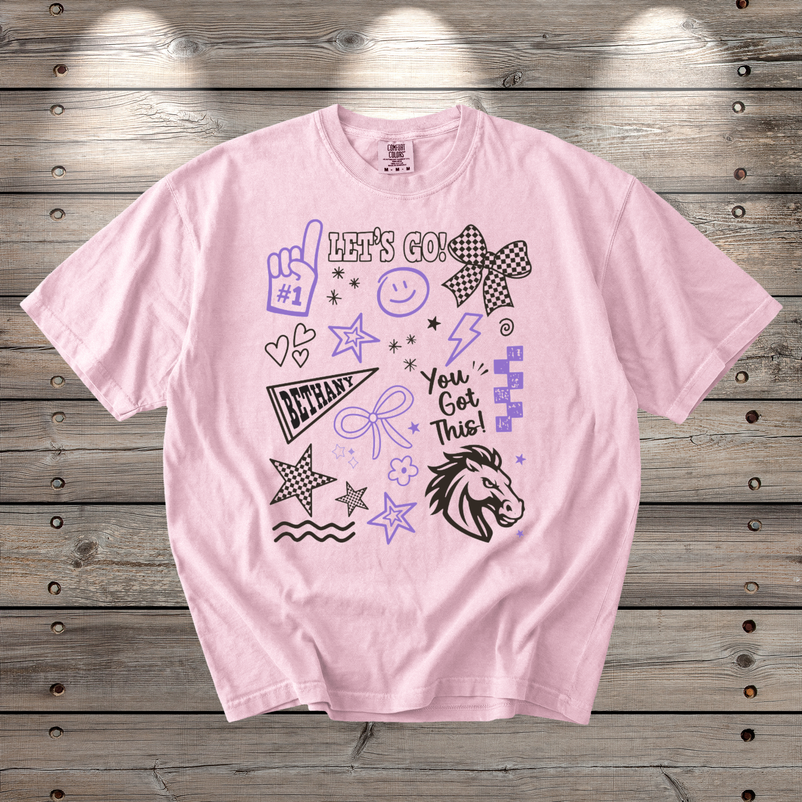 2053 - Let's GO - Comfort Colors - Blossom