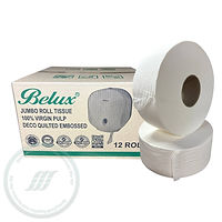Jumbo Toilet Rolls 250m 100% Pulp 12s