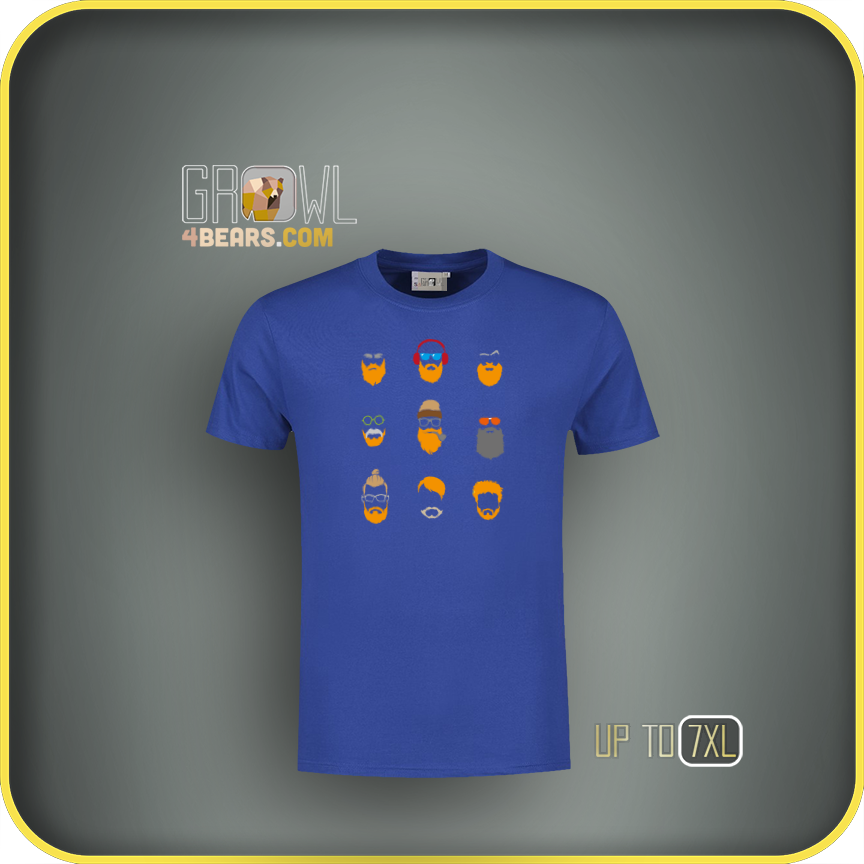 Thumbnail: T-SHIRT - THE BIG ONES | KNOW YOUR BEARD ORANGE