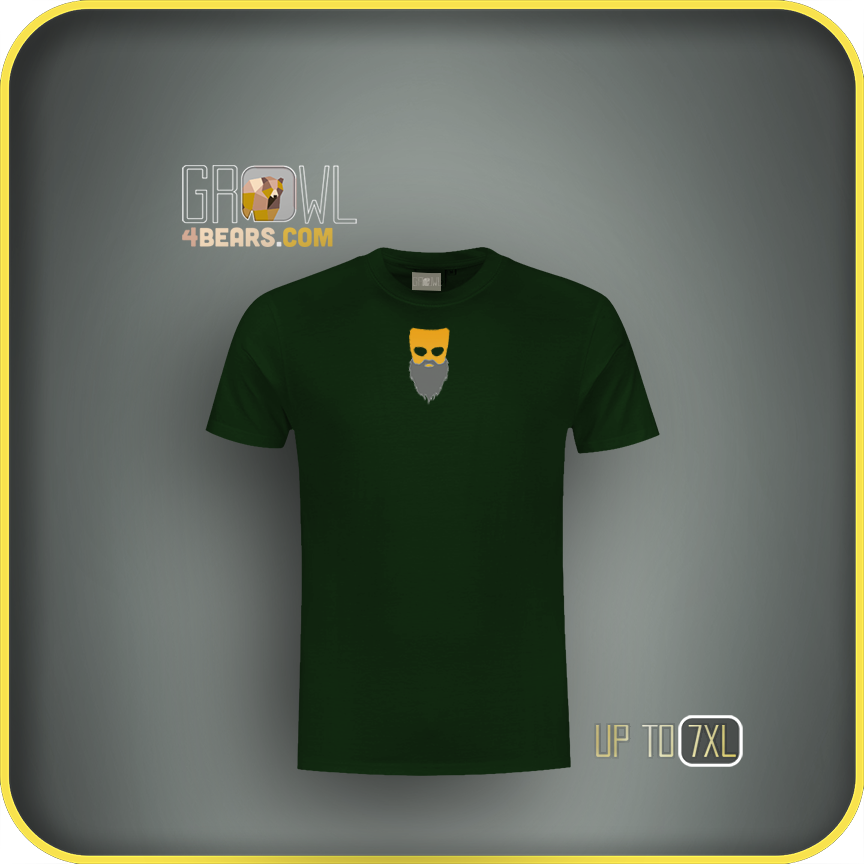 Thumbnail: T-SHIRT - THE BIG ONES | GRINDRBEARD (GREY OUTLINE)