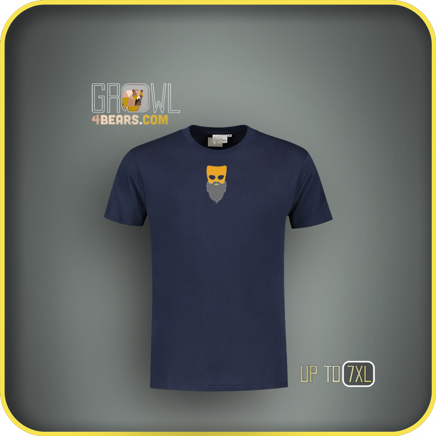 Thumbnail: T-SHIRT - THE BIG ONES | GRINDRBEARD (GREY OUTLINE)