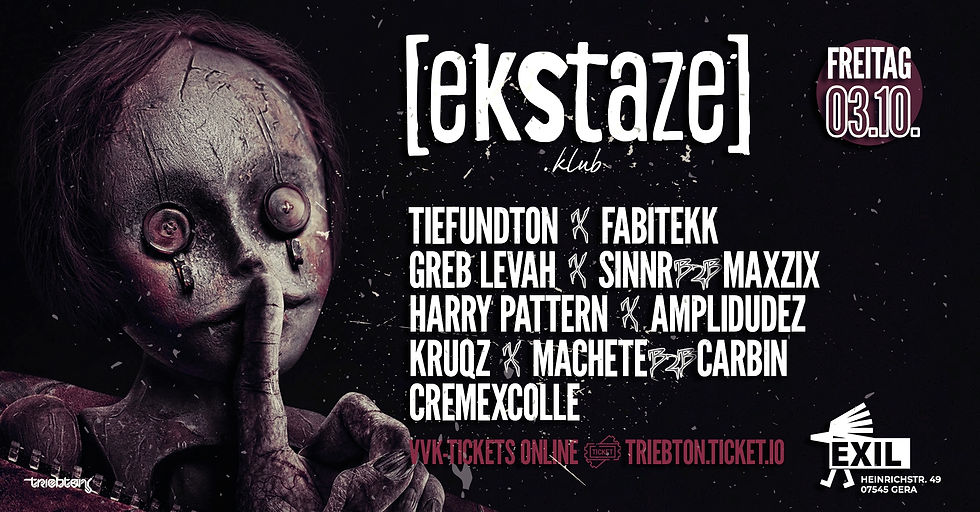 [Ekstaze].Klub /w Tiefundton, Fabitekk, Greb Levah, Sinnr b2b Maxzix uvm.