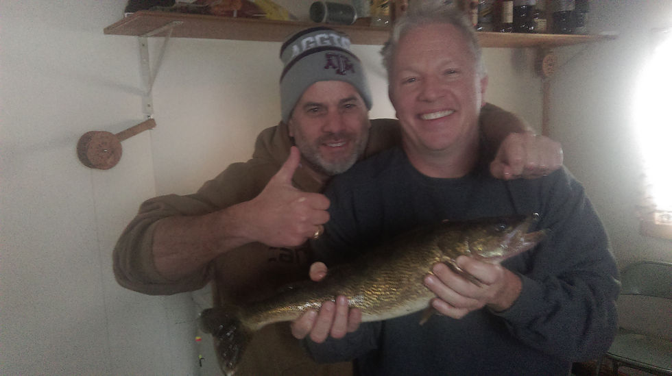 Thumbs Up on This Walleye
