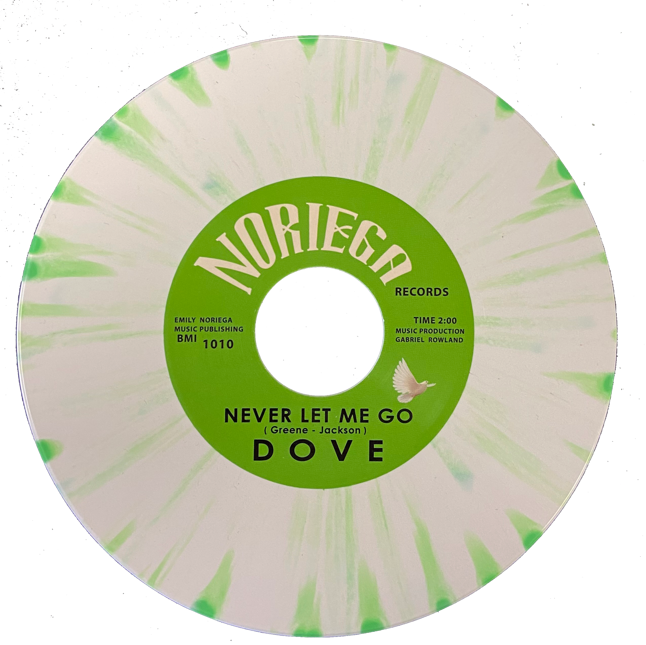 DOVE / AG & THE TRANQUILITIES SPLATTER VINYL PRESS