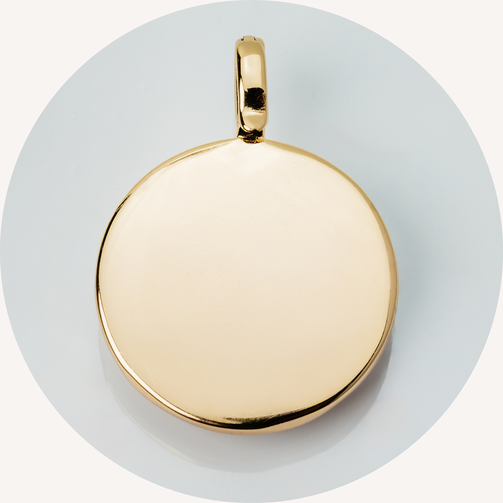 Thumbnail: Gold Angel Whisper Pendant Necklace