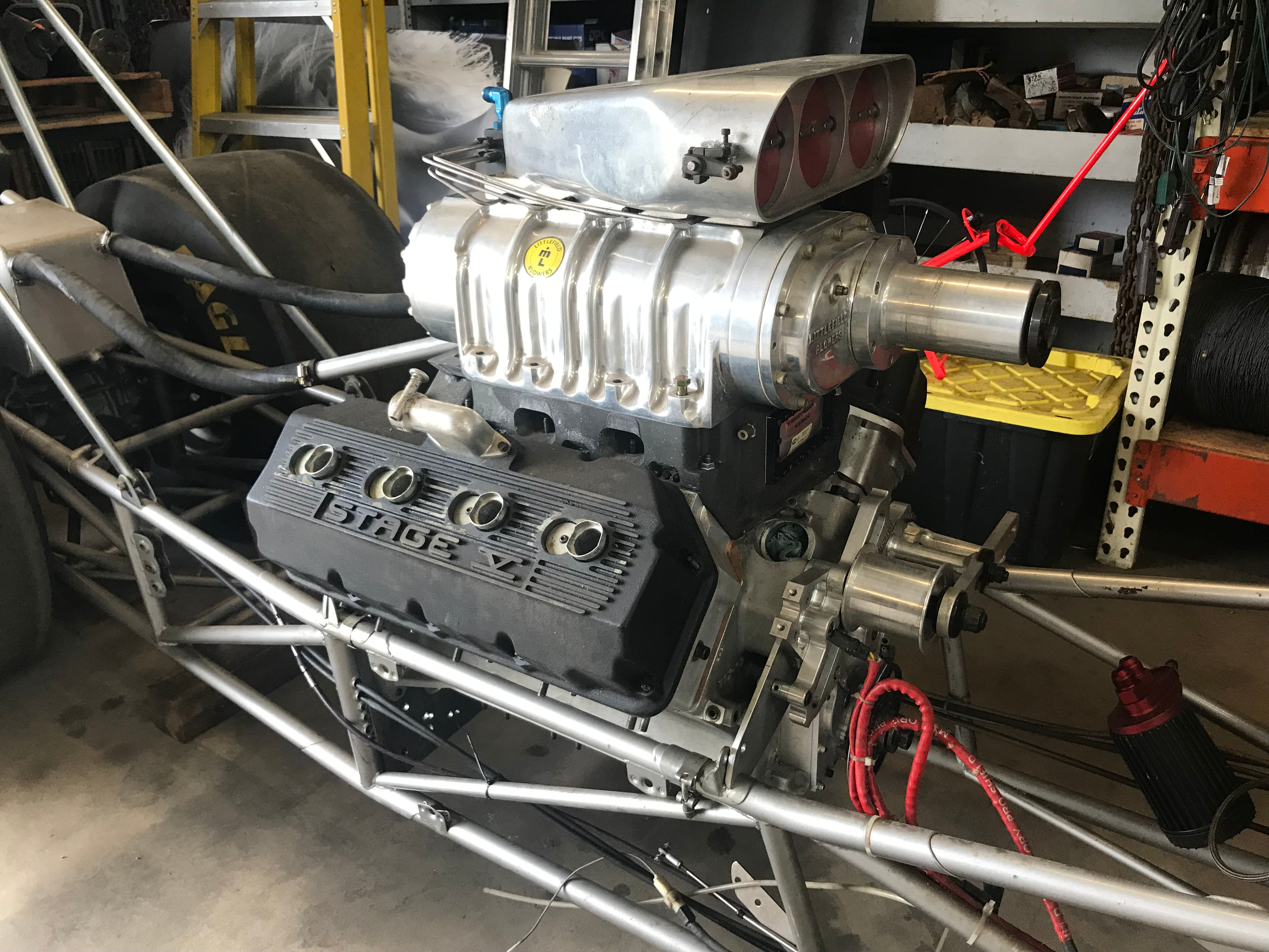 TFX Hemi Complete Top Alcohol Engine