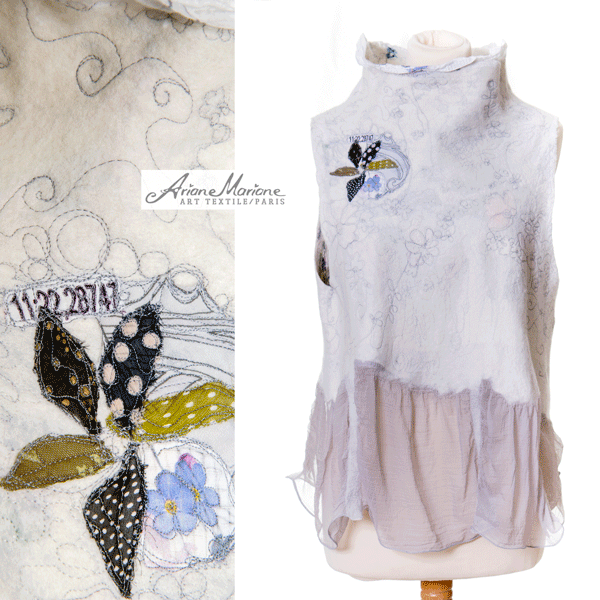 Nuno Felt Art Tunic