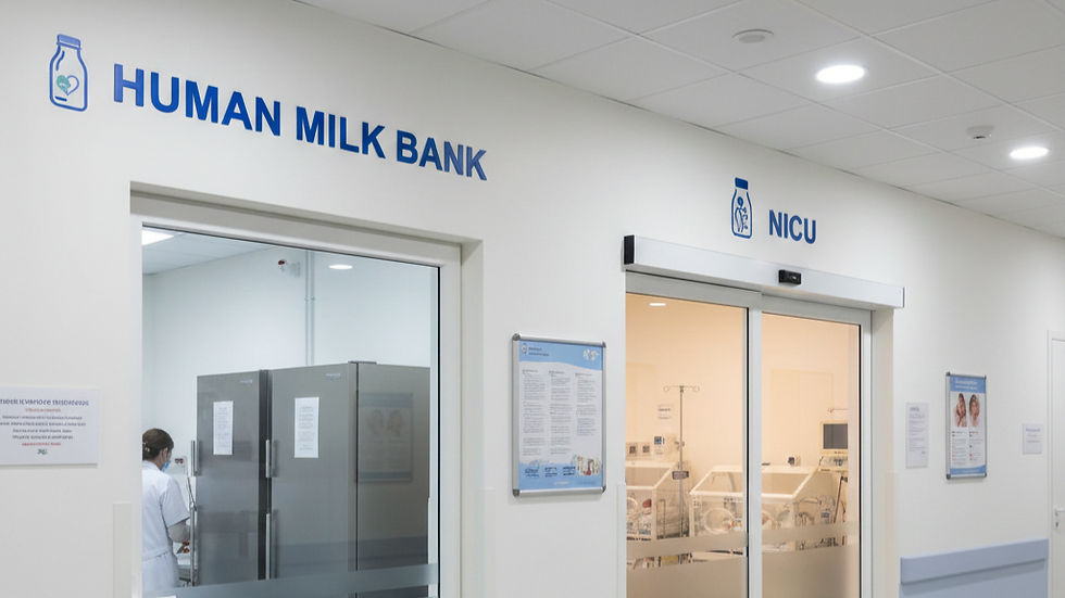 Human Milk bank supporting NICU needs