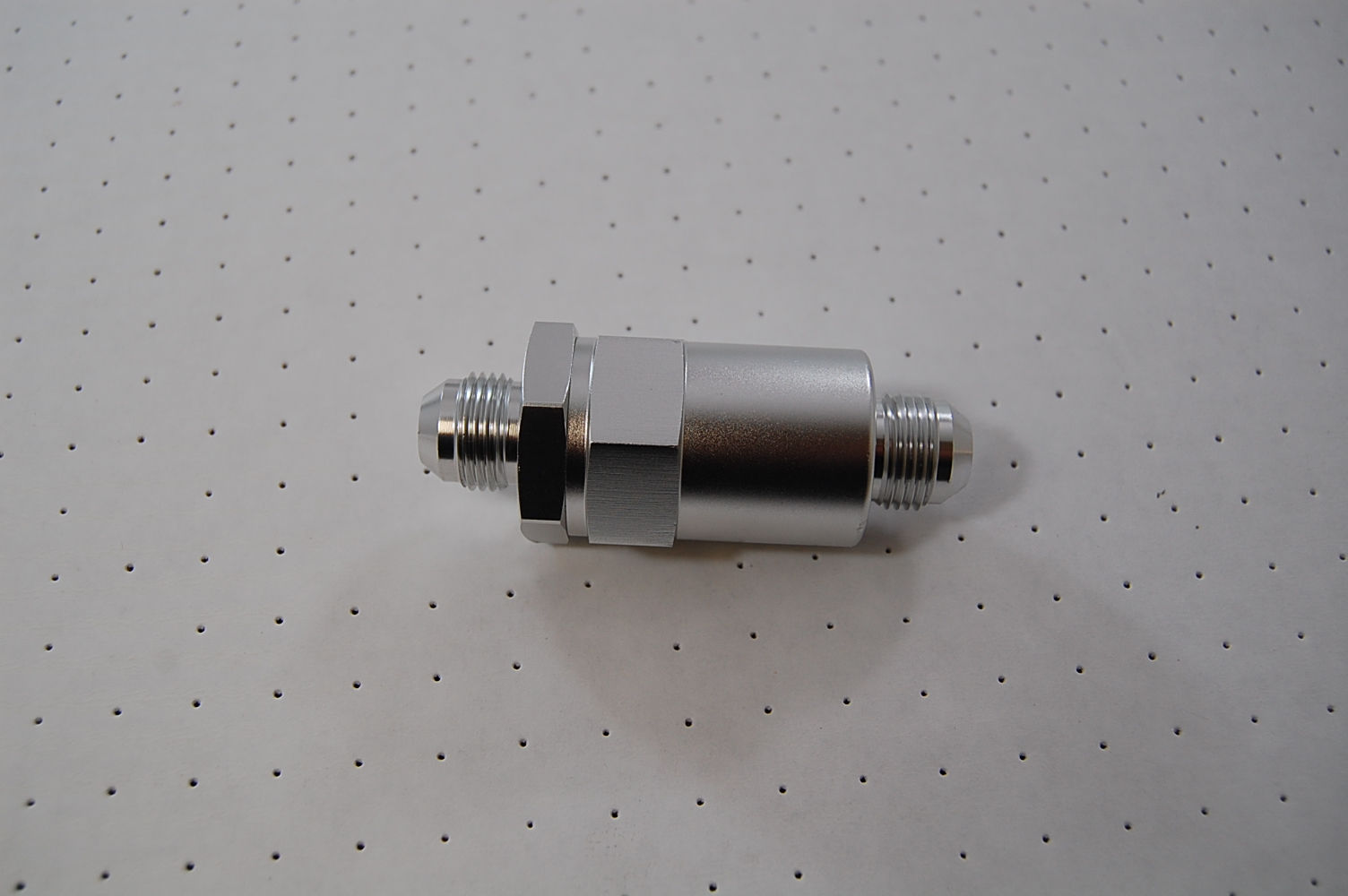 Aluminum inline fuel filter