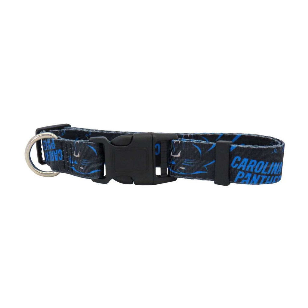 Little Earth Licensed Carolina Panthers Ribbon Dog Sports Collar
