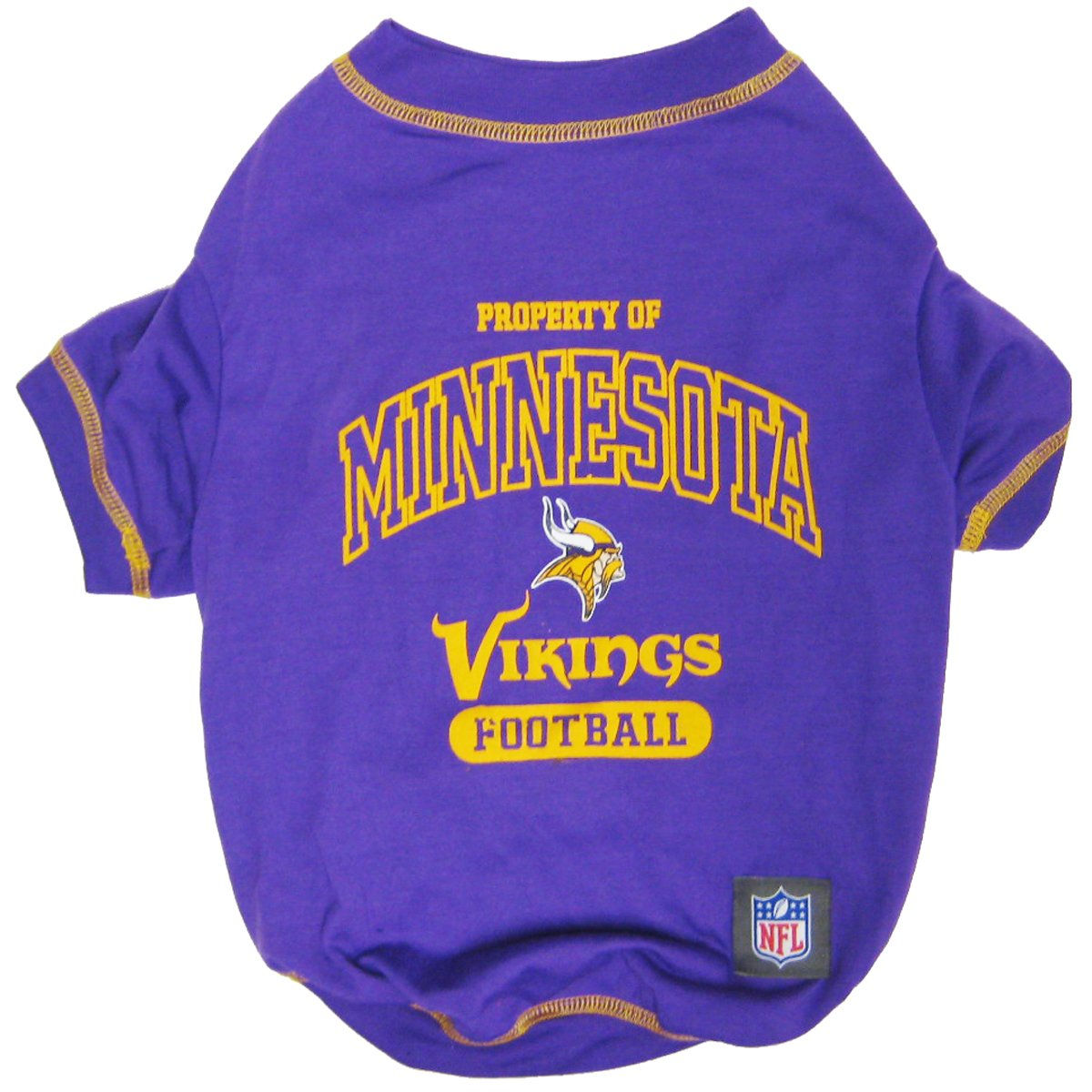 Minnesota Vikings pet dog sports tee t-shirt SM 7-16 lbs