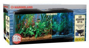 Aqueon 75g 48x18 glass tank w black rim (tank only)