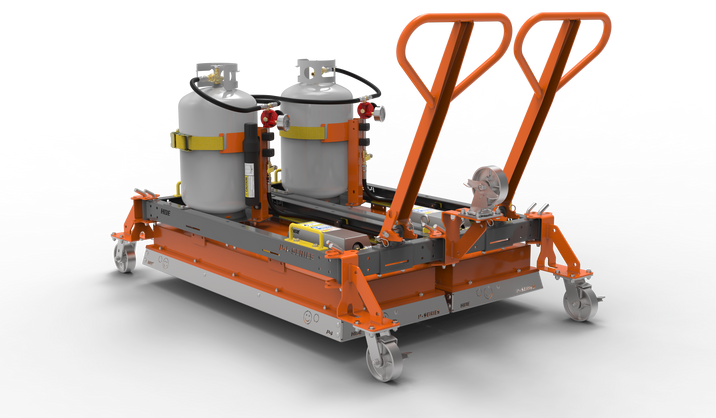 PS-4-200 Mini Infrared Asphalt Heater for Asphalt Repair, Potholes, Alligator Cracks, Catch Basins, Decorative Asphalt, Parking Deck Repairs, Asphalt Imperfections, IR Heaters, True Infrared